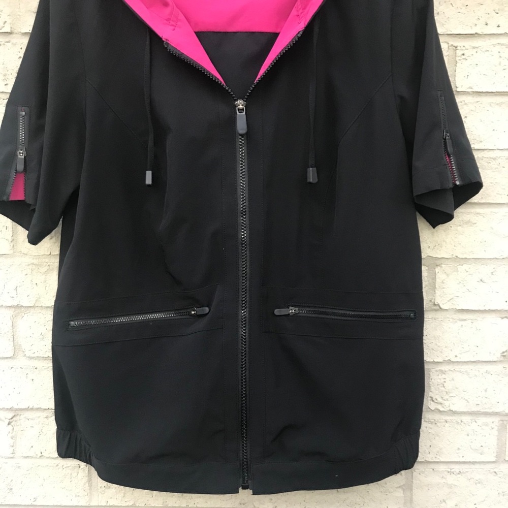 Women’s Zenergy by Chico’s Full Zip Hooded Jacket - Picture 2 of 16